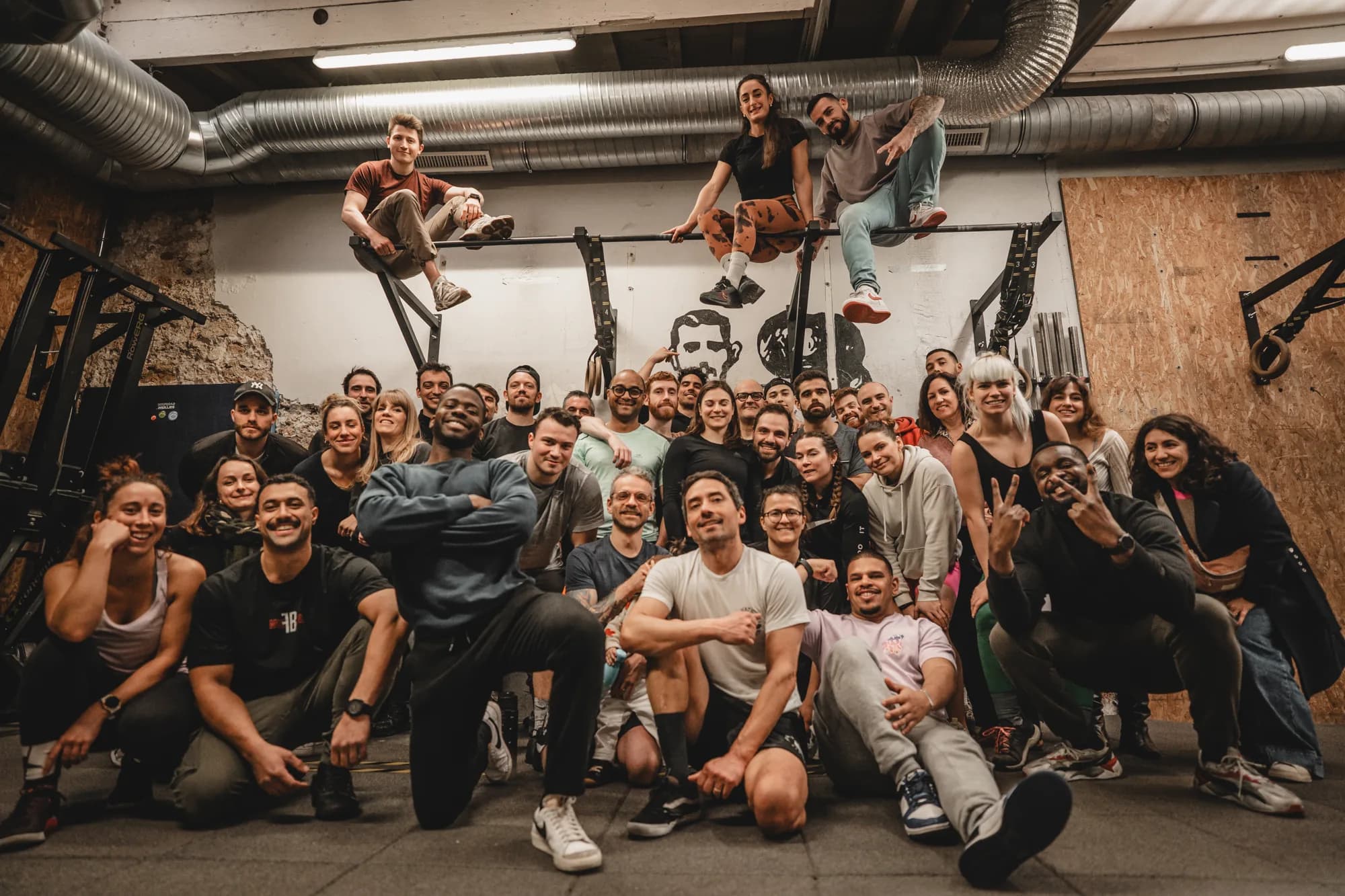 La communauté Silvaticus CrossFit réunie dans la salle